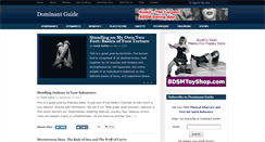 Desktop Screenshot of dominantguide.com
